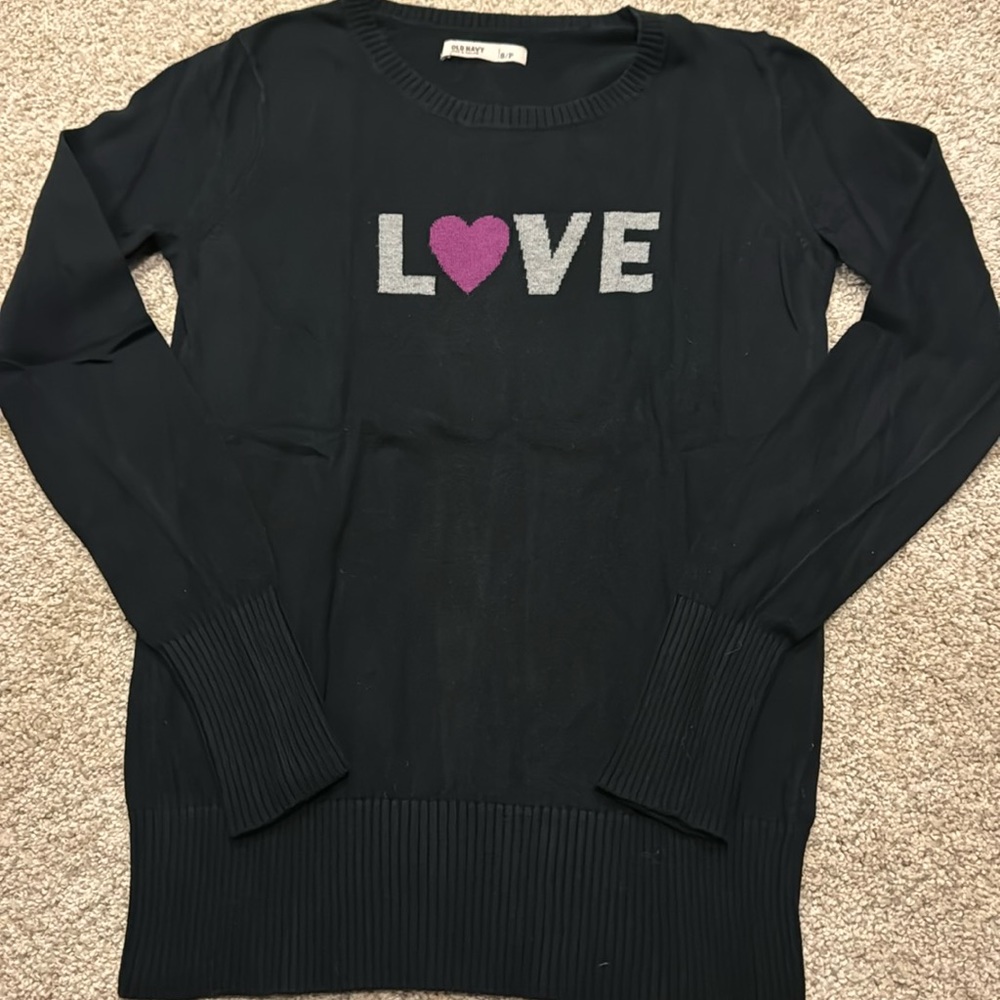 EUC Old Navy LOVE Sweater